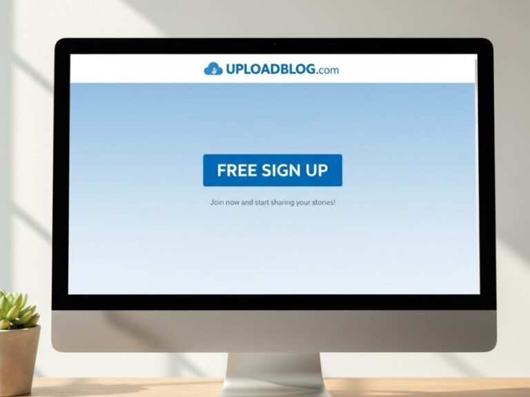 UploadBlog.com Free Sign Up