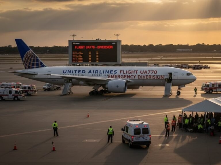 united airlines flight ua770 emergency diversion